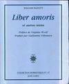 Liber amoris, et autres textes