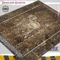 Blood Bowl - Deadland Stadium - 73x92cm