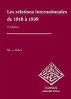 Les relations internationales de 1918 à 1939