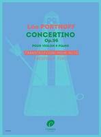 Concertino en sol mineur, Pour violon et piano