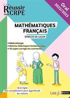 Mathématiques, français, Épreuve de leçon