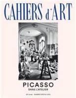 Revue Cahiers d'Art Picasso dans son atelier /franCais