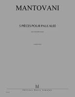 Pièces pour Paul Klee (5), Violoncelle et piano