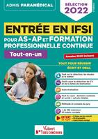 Entrée en IFSI, Pour as-ap et formation professionnelle continue