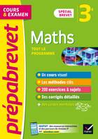 Prépabrevet Maths 3e - Brevet 2024, cours, méthodes et entraînement