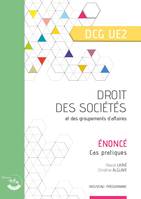 Droit des sociétés et des groupements d'affaires - Énoncé, UE 2 du DCG