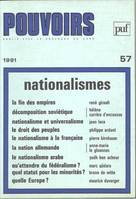 Pouvoirs, n° 57, Nationalismes