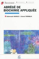 Abrégé de biochimie appliquée