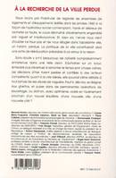 A la recherche de la ville perdue, actes du colloque des 13 et 14 octobre 1994, Brest