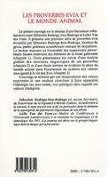 Les proverbes évia et le monde animal, la communauté traditionnelle evia à travers ses expressions proverbiales (Gabon)