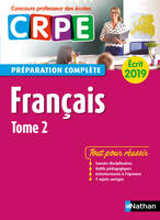 Français - Tome 2 - Ecrit 2019 - Préparation complète - CRPE, Format : ePub 3