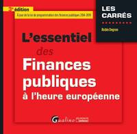 L'essentiel des finances publiques à l'heure européenne, À JOUR DE LA LOI DE PROGRAMMATION DES FINANCES PUBLIQUES 2014-2019