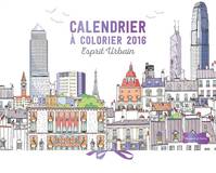 Calendrier à colorier - Esprit urbain