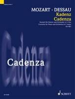 Cadence, Concerto pour piano en ut majeur KV 467. Vol. 7. piano.