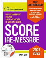 Score IAE-Message / tout l'entraînement : 2021, Tout l'entraînement