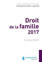 Code poche Promoculture-Larcier - Droit de la famille 2017, À jour au 15 août 2017