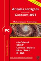 Annales des Concours 2024 – PC Mathématiques et Informatique, concours e3a CCINP Mines Centrale Polytechnique