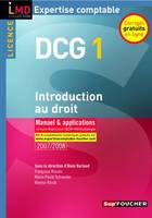 DCG, 1, Introduction au droit, manuel & applications, cours, exercices, QCM, méthodologie