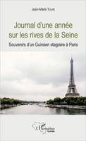 Journal d'une année sur les rives de la Seine, Souvenirs d'un Guinéen stagiaire à Paris