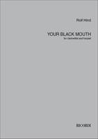 Your black mouth, for clarinettist and harpist