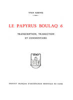 Papyrus boulaq 6