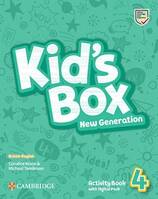 Kid's Box New Gen Level 4 Activity Book with Digital Pack