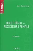 MANUEL DROIT PENAL ET PROCEDUR