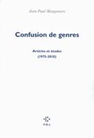 Confusion de genres, Articles et études (1975-2010)