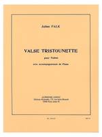 Valse Tristounette, Violon Et Piano - Collection Rougeron
