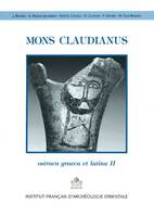 Mons Claudianus, ostraca graeca et latina., II, O. Claud. 191 à 416, Mons Claudianus, ostraca graeca et latina, O. Claud. 191 à 416