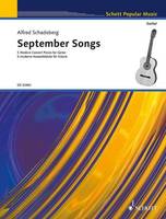 September Songs, 5 Modern Concert Pieces for Guitar. guitar.