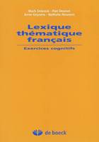 Lexique thématique français, Exercices cognitifs