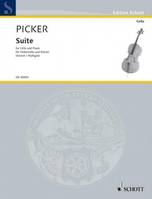 Suite pour violoncelle et piano, for Cello and Piano. cello and piano. Partition et parties.