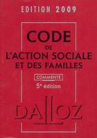 Code de l'action sociale et des familles 2009