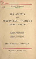 Les aspects d'un fédéralisme financier, L'exemple allemand