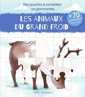 Les animaux du grand froid, Mes puzzles à compléter en gommettes