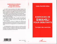 Exercices de swahili pour débutants, Corrigés des exercices