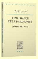 Renaissance de la philosophie, Quatre articles