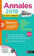 Maxi Annales 1ère épreuve écrite Brevet - numéro 32 - corriges - 2018