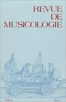 Revue de musicologie tome 66, n° 2 (1980)