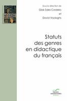 Statuts des genres en didactique du français