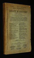 Revue internationale du Droit Maritime (8e année  - n°I-II-III-IV, 1892-93)