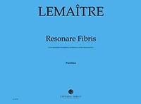 Resonare fibris, Pour marimba-vibraphone, orchestre à cordes & percussion