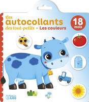 Les couleurs, 18 mois : les autocollants des tout-petits : la ferme