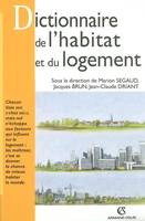 Dictionnaire critique de l'habitat et du logement