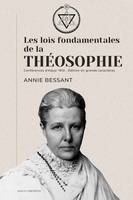 Les lois fondamentales de la Théosophie, Conférences d'Adyar 1910 - Édition en grands caractères