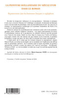 La peinture hollandaise du Siècle d'or dans le roman, Représentation dans les littératures française et anglophone