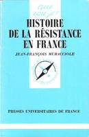Histoire de la resistance en france