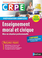 Enseignement moral et civique - Oral 2019 - Préparation complète - CRPE, Format : ePub 3