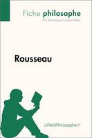 Rousseau (Fiche philosophe), Comprendre la philosophie avec lePetitPhilosophe.fr